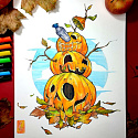 Posca Uniwersalny zestaw akrylowych markerów 1,8 - 2,5 mm Ocean mix morskich tonów 8 sztuk PC-5M