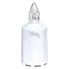 Svíčka LED svítící bílá, doba svícení 88 dní, 11 cm