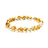 Citrín náramek elastický z přírodního kamene, kulička 6 mm / 16 - 17 cm, AA kvalita, kámen hojnosti, úspěchu