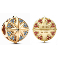 Charm Marvel Emlém kapitán Amerika, korálek na náramek, film