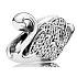 Charm Majestátní labuť, korálek na náramek zvíře