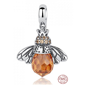 Charm Včelí královna, přívěsek na náramek zvíře