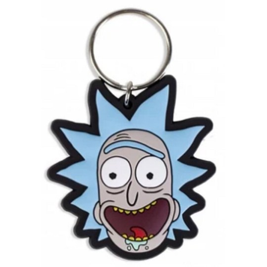 Epee Merch Rick and Morty - Rick crazy smile Klíčenka gumová