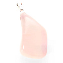 Chalcedon růžový Troml přívěsek přírodní kámen, M cca 3 cm, 1 kus, kámen lásky a radosti