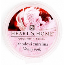 Heart & Home Jahodová zmrzlina Sojový přírodní vonný vosk 27 g