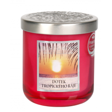 Heart & Home Dotek tropického ráje Sojová vonná svíčka střední hoří až 30 hodin 110 g