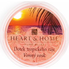Heart & Home Dotek tropického ráje Sojový přírodní vonný vosk 27 g