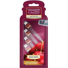 Yankee Candle Black Cherry - Zralé třešně vonné kolíčky do auta 29 g x 4 kusy