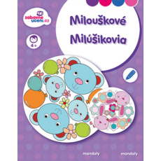 Ditipo Omalovánky Mandaly - Milouškové pro děti 4+ 16 stran