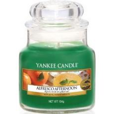 Yankee Candle Alfresco Afternoon - Alfresco odpoledne vonná svíčka Classic malá sklo 104 g
