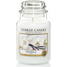 Yankee Candle Vanilla - Vanilka vonná svíčka Classic velká sklo 623 g