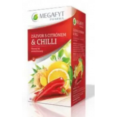 Megafyt Bylinková lékárna Ovocný Zázvor s citronem & chilli 20 x 2 g