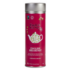 English Tea Shop Bio Černý čaj English Breakfast 15 kusů bioodbouratelných pyramidek čaje v recyklovatelné plechové dóze 30 g