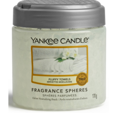 Yankee Candle Fluffy Towels - Nadýchané osušky Spheres voňavé perly neutralizují pachy a osvěží malé prostory 170 g