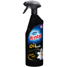 Krystal Black Jack Olejový osvěžovač k provonění WC, koupelen a veřejných prostor rozprašovač s originálním parfémem černý 750 ml