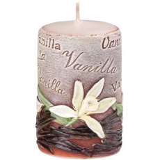 Candles Vanilka Vanilla vonná svíčka válec 50 x 80 mm