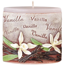 Emocio Vanilka Vanilla vonná svíčka elipsa 110 x 45 x 110 mm