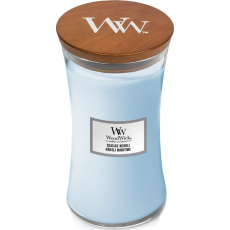 WoodWick Seaside Neroli - Pobřežní neroli vonná svíčka s dřevěným knotem a víčkem sklo velká 609 g