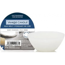 Yankee Candle Baby Powder - Dětský pudr vonný vosk do aromalampy 22 g