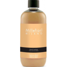 Millefiori Milano Natural Lime & Vetiver - Limetka a vetiver Náplň difuzéru pro vonná stébla 250 ml