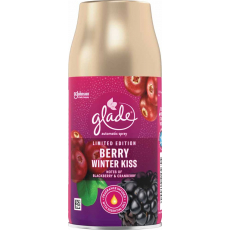 Glade Berry Winter Kiss automatický osvěžovač vzduchu s vůní ostružin a brusinek, náhradní náplň sprej 269 ml