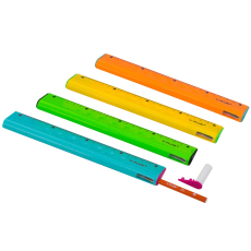 Y-Plus+ Multifunkční pravítko 4v1 s tužkou, pryží a ořezávátkem 20 cm různé barvy