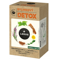 Leros Bylinkový Detox bylinný čaj k detoxikaci vašeho organismu 20 x 1,5 g