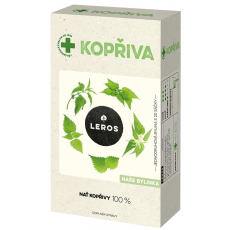 Leros Kopřiva bylinný čaj přispívá k činnosti ledvin a vyučování vody z organismu 20 x 1 g
