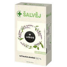 Leros Šalvěj bylinný čaj na podporu přirozené imunity, odolnosti dýchacích cest a hormonální rovnováhy 20 x 1,5 g