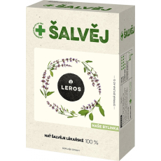 Leros Šalvěj bylinný čaj ze šalvěje na podporu přirozené imunity, odolnosti dýchacích cest a přispívající k hormonální rovnováze 40 g