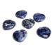 Sodalit modrý Hmatka, léčivý drahokam ve tvaru srdce přírodní kámen 3 cm 1 kus, kámen šestého smyslu