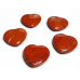 Jaspis červený Hmatka, léčivý drahokam ve tvaru srdce přírodní kámen 3 cm 1 kus, kámen úplné péče
