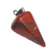 Jaspis červený Siderické kyvadlo přírodní kámen 2,2 cm, kámen úplné péče