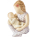 Arora Design Poklad postava malého děvčátka držící v náručí miminko Figurka z pryskyřice 9,5 cm
