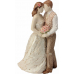Arora Design Oslava lásky sousoší zamilovaného páru Figurka z pryskyřice 17 cm