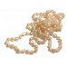 Perla meruňková přírodní nepravidelná náhrdelník 160 cm, symbol ženskosti, přináší obdiv