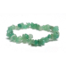 Avanturin zelený náramek elastický sekaný přírodní kámen 16 - 17 cm, kámen štěstí