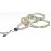 108 Mala Amazonit náhrdelník, meditační šperk, přírodní kámen vázaný, elastický, korálek 6 mm