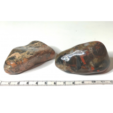 Jaspis Brekcie Tromlovaný přírodní kámen 40 - 100 g, 1 kus, kámen pozitivní energie