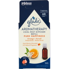 Glade Aromatherapy Cool Mist Diffuser Pure Happiness Orange + Neroli náplň esenciální olej 17,4 ml