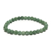 Jadeit Barmský zelený náramek elastický z přírodního kamene, kulička 6 mm / 16 - 17 cm