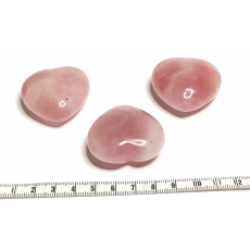 Růženin Hmatka, léčivý drahokam ve tvaru srdce 4 cm 1 kus