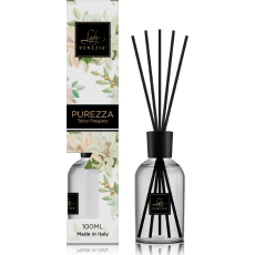 Lady Venezia Purezza - Bílé květy aroma difuzér s tyčinkami pro postupné uvolňování vůně 100 ml