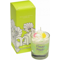 Bomb Cosmetics Síla květin - Flower Power vonná přírodní, ručně vyrobena svíčka ve skle hoří až 35 hodin