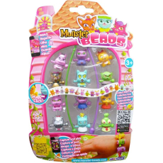 Mattel Monster Beads Cool roztomilé příšerky 12 kusů různé druhy, doporučený věk 3+