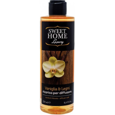 Sweet Home Vanilla & Woods - Vanilka a dřevo náhradní náplň do difuzéru 250 ml