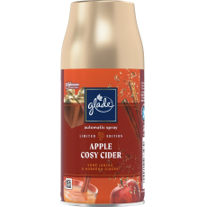 Glade Apple Cosy Cider automatický osvěžovač vzduchu s vůní jablka a horkého cideru náhradní náplň sprej 269 ml