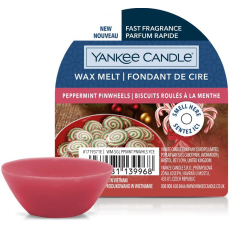 Yankee Candle Peppermint Pinwheels - Mátové sušenky vonný vosk do aromalampy 22 g