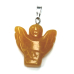 Karneol Anděl, andělská křídla přívěsek přírodní kámen ručně broušený 25 x 21 x 5 mm