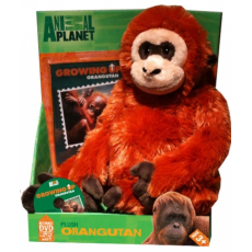 EP Line Animal Planet Orangutan plyšová hračka s DVD, doporučený věk 3+